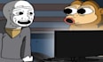 create 2d memecoin animation, funny meme video, crypto animation, hype meme art