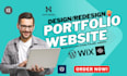 build personal portfolio website design wordpress portfolio website resume site