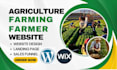 design agriculture website farming website farmer landing page funnel