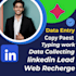 do perfect data entry, linked in  mareking ,copy paste