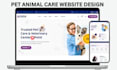 build responsive pet care website dog training website animal care website