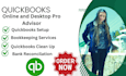 setup, catch up and do your bookkeeping in quickbooks online