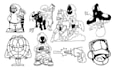 draw simple and cool illustration and graphics