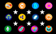tech startup crypto security app and technology logo