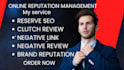 do clutch website g2 goodfirm designrush gmb reputation management