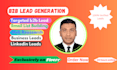 b2b lead generation,data entry,web reasearch for any industry