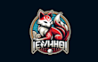 make different kitsune japanese mascot logo design within 1 day