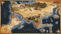 make a high quality fantasy map illustration