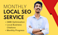 provide monthly local seo service