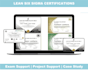 help in lean six sigma certifications