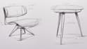 develop industrial and product design concept by sketches