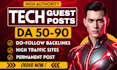 write and publish tech guest post on high da technology blog