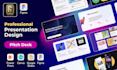 do professional figma presentation, pitch deck design