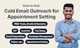 do end to end cold email outreach for appointment setting