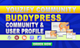 install and customize youzify plugin for buddypress website
