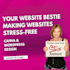 design a modern responsive website in canva or wordpress