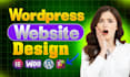 design, redesign wordpress blog website with elementor pro