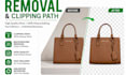 do product background removal, clipping path, and layer mask