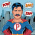 create superhero comic caricature character