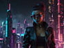 make a cyberpunk character art