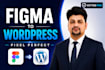convert figma to a pixel perfect wordpress website