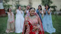 create cinematic wedding video with trending music and with color grade