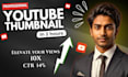 craft professional youtube thumbnails and podcast thumbnails