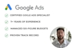 set up, optimise and grow your google ads PPC campaign