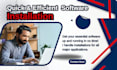 install and troubleshoot your software remotely