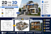 convert PDF, cad, or sketches into a detailed 3d revit model