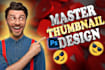design amazing youtube thumbnail