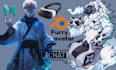 make furry vr chat avatar 3d vtuber character model vrchat avatars vrc custom