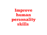 improve your personal skills