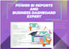 create your power bi report and dashboards