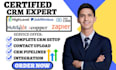 setup jobnimbus copper crm hubspot zoho gohighlevel forms pipeline automation