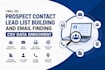 do prospect contact lead list building and email finding, CSV data enrichment