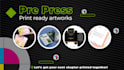 create prepress files with expert color separation, layout design and die lines