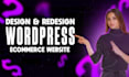 design wordpress ecommerce website plus do on page seo