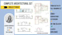 create a complete architectural drawing set or floor plan in autocad