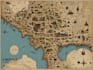 make unique hand drawn map vector illustration