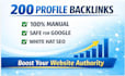boost your SEO with 150 high da profile backlinks
