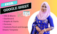 create professional custom excel and google sheets templates