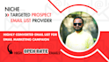 provide targeted b2b linkedin email lead list