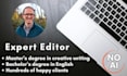 edit your college application essay with no ai