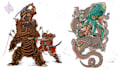 create awesome japanese traditional tattoo style design