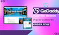 do godaddy website design, godaddy redesign  be your godaddy expert trainerize