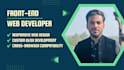 build responsive front end website with modern design