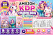 create cozy cute coloring book pages for amazon KDP