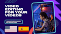 edit your youtube video essays and more for you
