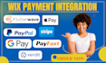 integrate payment gateway to your wix website apple pay stripe integration